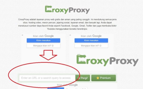 Link Situs Resmi Croxyproxy Yang Bisa Dikunjungi