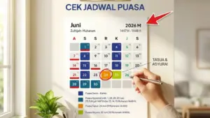 Jadwal Puasa Ayyamul Bidh Bulan Juni 2026